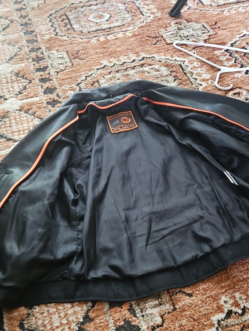 First Classics Women's Leather Motorcycle Jacket Sz M - Picture 8 of 12